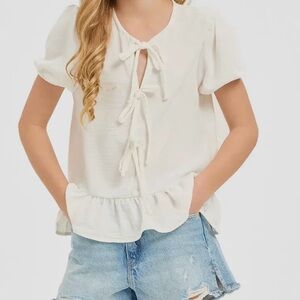 Elegant White Women's Top